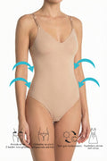 Sohadid Çıtçıtlı Dikişsiz Slip Body Korse – Bej – ürün görünümü 1