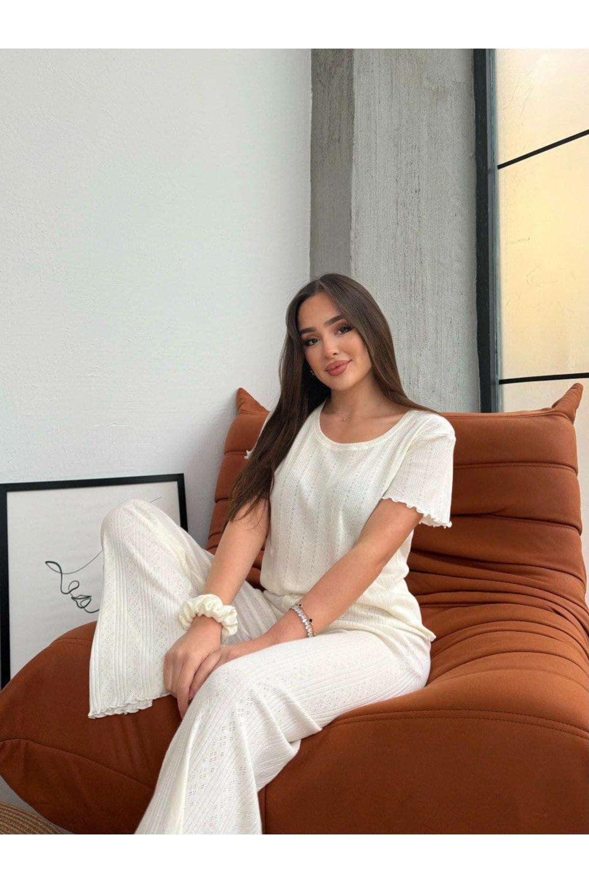 Sohadid Kadın %100 Pamuk Kısa Kollu Pijama Takımı – Çok Renkli – ürün görünümü 5